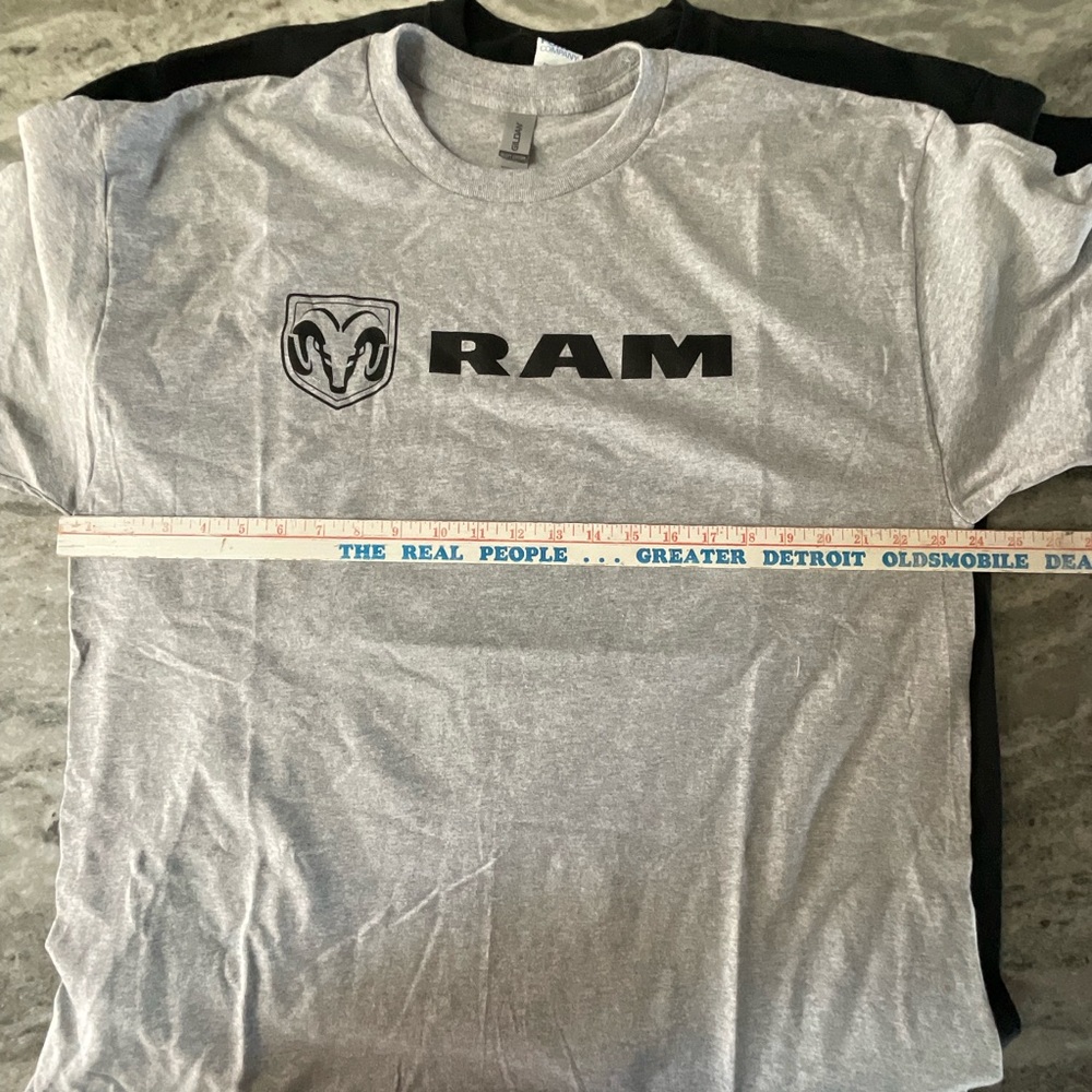 RAM t shirts black/gray lot of 2 Size XL (D1) NWOT - Picture 5 of 7